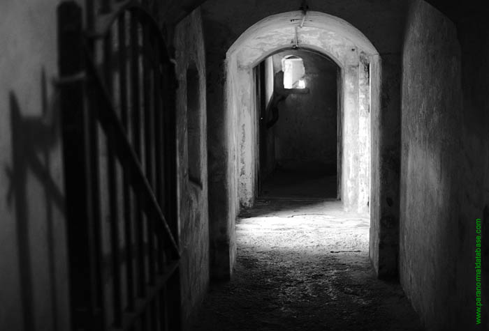 corridor leading to the courtyard