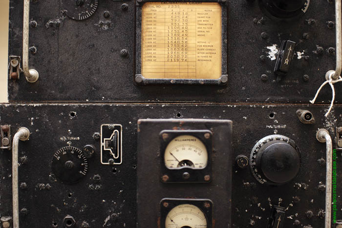 old radio set dating back to the second world war