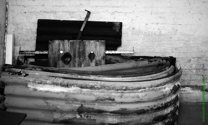 a disused back room at landguard