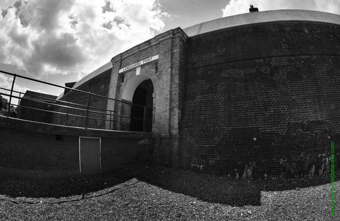 Entrance to landguard fort
