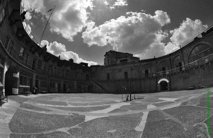 courtyard, landguard fort