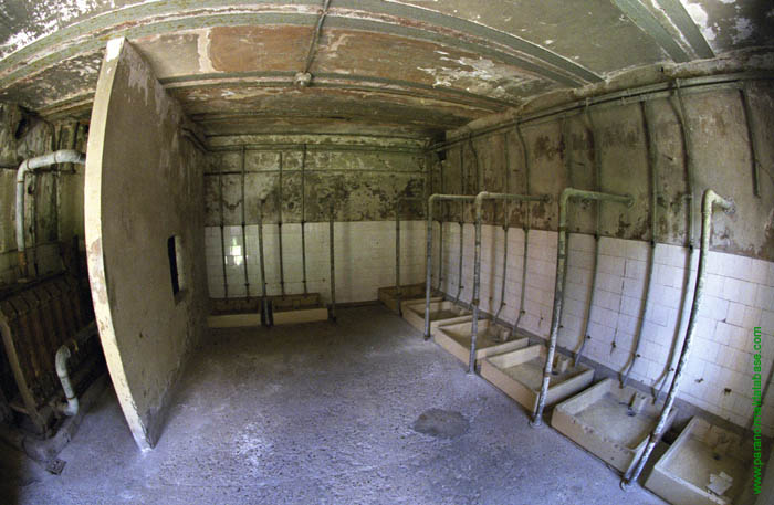 shower room, landguard fort