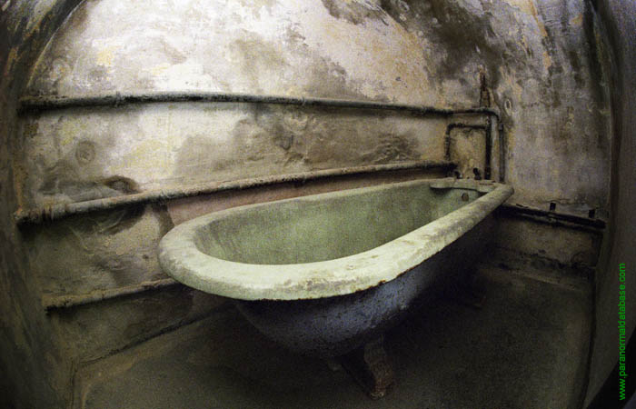 a disused bath at landguard fort